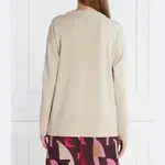 Полосатый свитер обычного кроя Marella, бежевый - фото 3