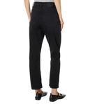 Джинсы Paige Billy Crop Covered Button Fly In Dark Dawn Distressed, Dark Dawn Distressed - фото 2