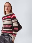 Трикотажный джемпер Ilde Stripe из чистой шерсти Weekend MaxMara, Red/Multi - фото 6
