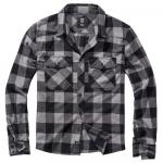 Рубашка с длинным рукавом Brandit Check, черный - фото