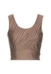 Топ CROP LASCANA Active, коричневый - фото 5