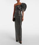 Платье макси с декором Candi Solace London, черный - фото 2