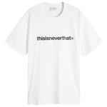 Футболка с логотипом T Thisisneverthat, белый - фото