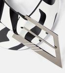 Кожаный ремень с принтом The Attico - фото 3