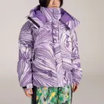 Пуховик SMC женский Adidas, фиолетовый - фото 4