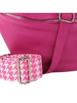 Наплечная сумка Toscanto Gürteltasche Leder pink ca. 37cm - фото 3