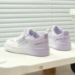 Детские скейтбординговые кроссовки Kids WARRIOR, бело-фиолетовые - фото 8