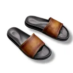 Шлепанцы мужские янтарно-желтый Brounvanm - фото 6