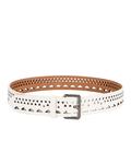 Ремень Alaïa Vienne Thin, цвет Blanc Optique - фото