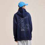 Свитшот унисекс Doraemon, темно-синий (на флисе) - фото 8