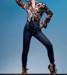 Рубашка с рюшами в леопардовом принте Oolala - фото