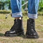 Кроссовки Crew Martin мужские черные Jeep, черные [на флисовой подкладке] - фото 6