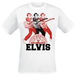 Футболка Presley, Elvis Live Repeat, белый - фото