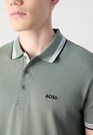 Поло BOSS PADDY, Open Green/Green - фото 8