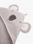 Детское полотенце с капюшоном Baby Koala JoJo Maman Bébé, Grey Marl Grey - фото 3