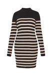 Платье usha Shift dress, Black/Beige/Beige - фото 5
