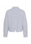 Блуза Kaffe Button-down blouse, Blue White Stripe/Blue - фото 6