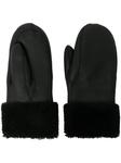 Yves Salomon короткие варежки, черный - фото
