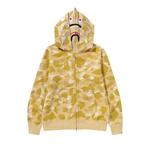 Худи BAPE Color Camo Double Shark Full Zip 'Yellow', желтый - фото 2