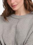 Баллия свитер с круглым вырезом ICHI, Grey Melange - фото 4