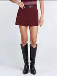 Юбка Hiccup, бургундия - фото 2