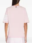 Футболка с рукавами в четыре полосы THOM BROWNE, розовый - фото 2