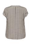 Блуза Kaffe Curve ALIA , Black Chalk Stripe/Black - фото 6