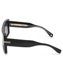 Солнцезащитные очки женские Marc Jacobs в квадратной оправе, черный - фото 4