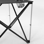 KIRKJUBØUR "Solkatt" складной походный стол черный - фото 7