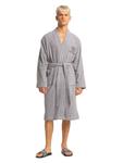 Халат Carlo Colucci Bademantel Vito, серебряный - фото 4