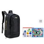 Полиэстеровый рюкзак обычный черный LINING YOUNG, 187 черный - фото 9