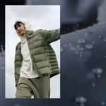 Пуховик унисекс синий Lining - фото 8