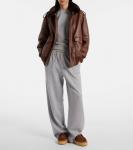 Замшевые платформенные ботинки desert Prada, Brown - фото 3