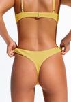 Плавки бикини Bershka, желтый - фото 3