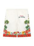 Dolce & Gabbana шорты-бермуды с принтом, белый - фото 2
