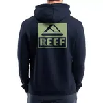 Мужской флисовый пуловер с капюшоном Reef, синий - фото