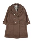 Пальто для девочек Caffé D'Orzo, коричневый - фото