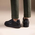 Мужские черные скейтерские кроссовки THOM WILLS, Black G912 - фото 7