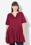 Футболка Ulla Popken TUNIC, Dark Cherry Red/Red - фото