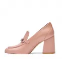 Фирменные лоферы-туфли Stuart Weitzman, розовый - фото 3