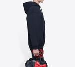 Толстовка мужская Balenciaga с капюшоном и карманом, черный - фото 4