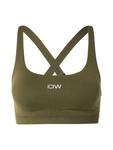 Спортивный бюстгальтер-бралетт ICANIWILL, оливковый - фото