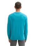 Пуловер Tom Tailor Pullover BASIC CREWNECK KNIT, бирюзовый - фото 3
