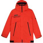 Пуховик мужской Mizuno, оранжевый/красный - фото