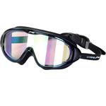 Очки для плавания PC Silicone Unisex LINING, синий - фото 5