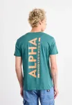 Футболка с принтом Alpha Industries, Force Green - фото 3