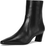 Женские ботильоны Stuart Weitzman Stassi с молнией 50, Black 1 - фото 7