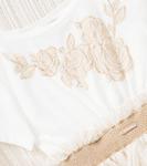 Цветочное платье Monnalisa, Panna+Oro - фото 2