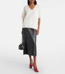 Кашемировый свитер Lisa Yang, Cream brushed - фото 6