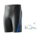 ЛиНинг Плавательные шорты мужские Advanced Black, Advanced Black (включая белые плавательные очки) - фото 11